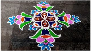 Karthigai Deepam Special Rangoli Design 2024 Rangoli  New  Easy  Sashti Pooja  Kolam  Festival [upl. by Emmanuel976]