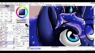 SpeedPaint Princess Luna [upl. by Llerol]