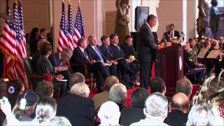 Navajo Code Talkers receive national award [upl. by Notnroht]