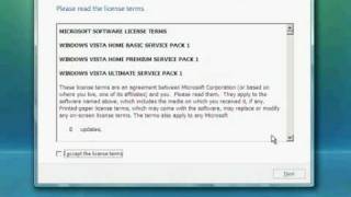 Instalare Windows Vista  Partea 1 [upl. by Yelsnya]