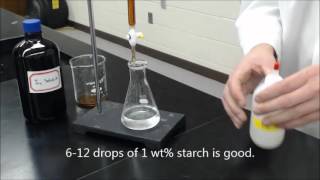 Lab8 vitamin C and iodine titration [upl. by Frodine924]