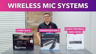 Best MidRange Wireless Mic System Shure SLXD Sennheiser EWD or AudioTechnica 3000 Series [upl. by Wescott]