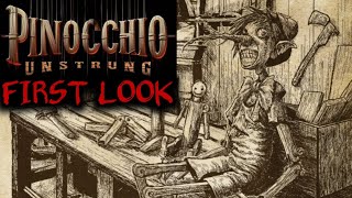 Pinocchio Unstrung FIRST LOOK  Pinocchio HORROR movie [upl. by Ainimreh98]