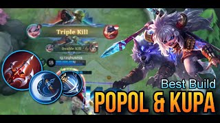 Best Build Popol and Kupa  Build Tersakit Popol and Kupa 2024  MLBB [upl. by Alva]