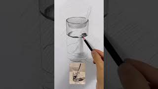 Sketch of glass 🍷🫣😨drawing 90scartoons sketch animation shorts youtubeshorts [upl. by Celtic]