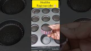 Healthy ragi cupcake🧁 ராகி கப் கேக் Perfect ragi cupcake iron rich millet cup cake shortsfeed [upl. by Miarhpe]