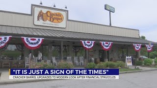 Cracker Barrel upgrades to modern look after financial struggles [upl. by Nagam]