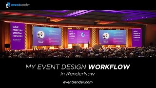 My Event Rendering and Design Workflow Examples [upl. by Ava]