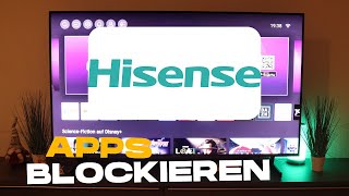 HISENSE Smart TV Jugenschutz Apps Blockieren [upl. by Akinna191]