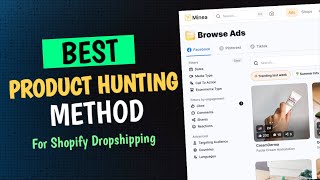 Best Method For Product Hunting For Shopify Dropshipping In Pakistan Minea Adspy tool full tutorial [upl. by Ennaihs203]