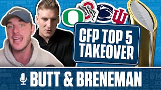 CFP TAKEOVER Will the Big Ten Get FOUR Teams in  Butt amp Breneman [upl. by Htez]