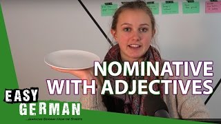 NOMINATIVE WITH ADJECTIVES  Super Easy German 15 [upl. by Jordison]