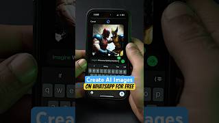 Generate AI Images on WhatsApp for FREE 🚨 iphone whatsapp ai [upl. by Simonsen862]