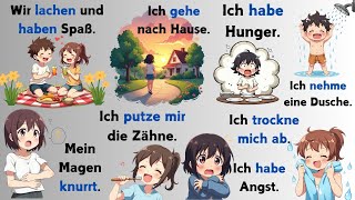 Speak German from Day One Top Phrases for A1A2 Learners  Daily Activities [upl. by Gnet]