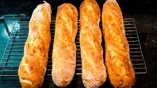 How to make French Baguettes at home [upl. by Nilkoorb398]