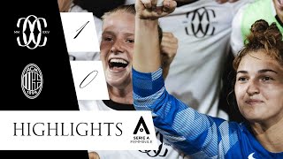 FC Como Women  AC Milan  Highlights 1ª giornata di campionato Serie A Femminile eBay [upl. by Asilef863]