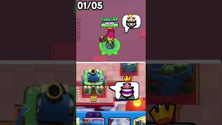 Super EXCLUSIVE Clash Royale Emotes in Brawl Stars😱😱😱 Sneak Peeks shorts codeap bizarrecircus [upl. by Avlasor]