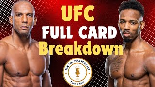 UFC fight night Barboza vs Murphy FULL CARD BREAKDOWN [upl. by Evante]