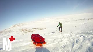 What it feels like to kiteski in the Northwest Territories [upl. by Irik700]