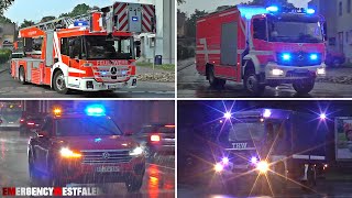 SCHWERES UNWETTER 🌩🚒  Großeinsatz in der StädteRegion Aachen  Einsatzfahrten [upl. by Matthieu662]