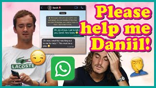 🚨 Stefanos Tsitsipas Whatsapp Daniil Medvedev for advice  丨Whatsapp Conversation Leaked [upl. by Crooks276]