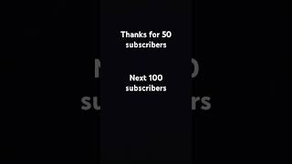 our next goal is 100 subscribers [upl. by Fowler]