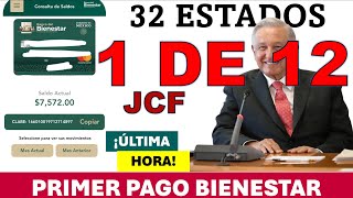 📢🎁PAGO 1 DE 12 BIENESTAR 💸💸¡ADELANTAN PAGOS A JÓVENES CONSTRUYENDO EL FUTURO ENERO 2024 EXCELENTE 💸 [upl. by Bebe]