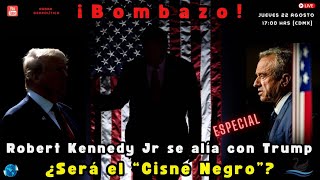 ¡Bombazo Robert Kennedy Jr se alía con Trump ¿Será el “Cisne Negro”  Alfredo Jalife [upl. by Shaine408]