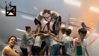 Freerun docenten oefenen ACROGYM  ZERO 4 VLOG [upl. by Paxon]