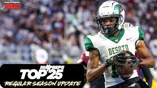 NEW MaxPreps Top 25 High School Football Rankings 🏈 2024 Season 📈 📉 MaxPreps Podcast Ep 7 🎙️ [upl. by Rubina453]