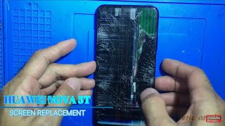 HUAWEI NOVA 5T  YALL21  LCD SCREEN REPLACEMENT  CHANGE DISPLAY [upl. by Attenrad]