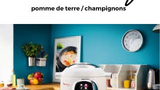 COOKEO  recette boulette de boeuf pomme de terre et champignons temps global 15min [upl. by Atimed]