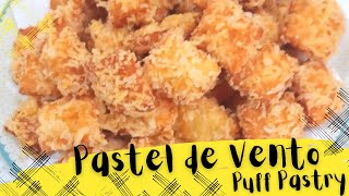 COMO FAZER PASTELZINHO DE VENTO  VOCÊ NÃO GASTA QUASE NADA  Puff Pastry [upl. by Larisa]