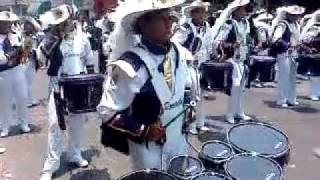 Leones del ICATEC Marching Band  Havana drum cadence [upl. by Naerda]