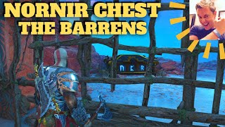 God of War Ragnarok  Nornir Chest The Below The Barrens Secrets of the Sands Alfheim [upl. by Fischer]