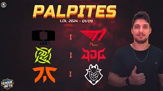 Palpites League of Legends 01092024 LCKLPLLECLCS [upl. by Annas]