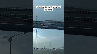 Mumbai to Navi Mumbai in 15 min 5 things to know about the Mumbai Trans Harbour Link shorts [upl. by Kitarp]