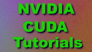 NVIDIA CUDA Tutorial 1 Introduction [upl. by Feinberg]