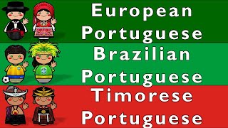 EUROPEAN BRAZILIAN amp TIMORESE PORTUGUESE [upl. by Natsirk]