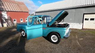 1966 F100 Flareside Walk Around [upl. by Lirva]