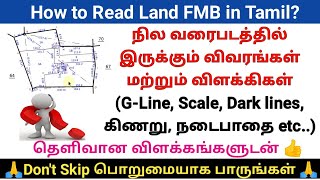 How to Read Land FMB in Tamil  நில வரைபடத்தில் இருக்கும் விவரங்கள் மற்றும் விளக்கிகள்  FMB [upl. by Ayhtak]