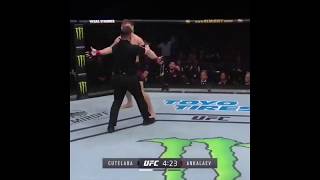 Cutelaba vs Ankalaev WORST STOPPAGE IN UFC HISTORY [upl. by Aneetsirhc643]