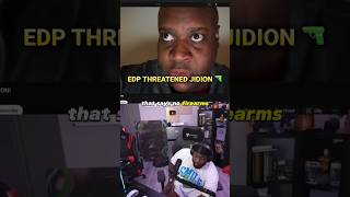 EDP THREATENED JIDION 🔫 jidion stream christianity news cupcake gideon shorts jesus [upl. by Eelessej]