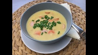 Thermomix TM 5  Leckere Kartoffelsuppe mit Karotten amp Wienerle  Thermilicious [upl. by Nerek226]