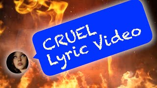 Jordan Rayne  Cruel Official Lyric Video [upl. by Silber]