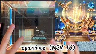 【Paradigm Reboot】cyanine MSV 16 ALL DECRYPTED 6落ち【4K60】Ric3Cat [upl. by Asli]