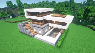 Minecraft BÜYÜK MODERN EV YAPIMI 7  Minecraft Ev Yapımı [upl. by Hasile767]