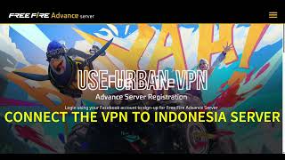 HOW TO REGISTER FOR FREEFIRE ADVANCE SERVER [upl. by Bren]