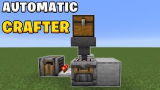 How to make a automatic crafter in Minecraft 121 [upl. by Allecram722]