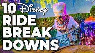 Top 10 Disney Fails Ride Breakdowns amp Malfunctions Pt 14  Walt Disney World Disneyland amp Paris [upl. by Stiruc]